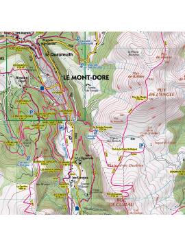 MASSIF DU SANCY  LA CARTE